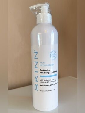 SKINN NON-NEGOTIABLES FAST-ACTING SANITIZING TREATMENT W/HYALURONIC ACID SEALED